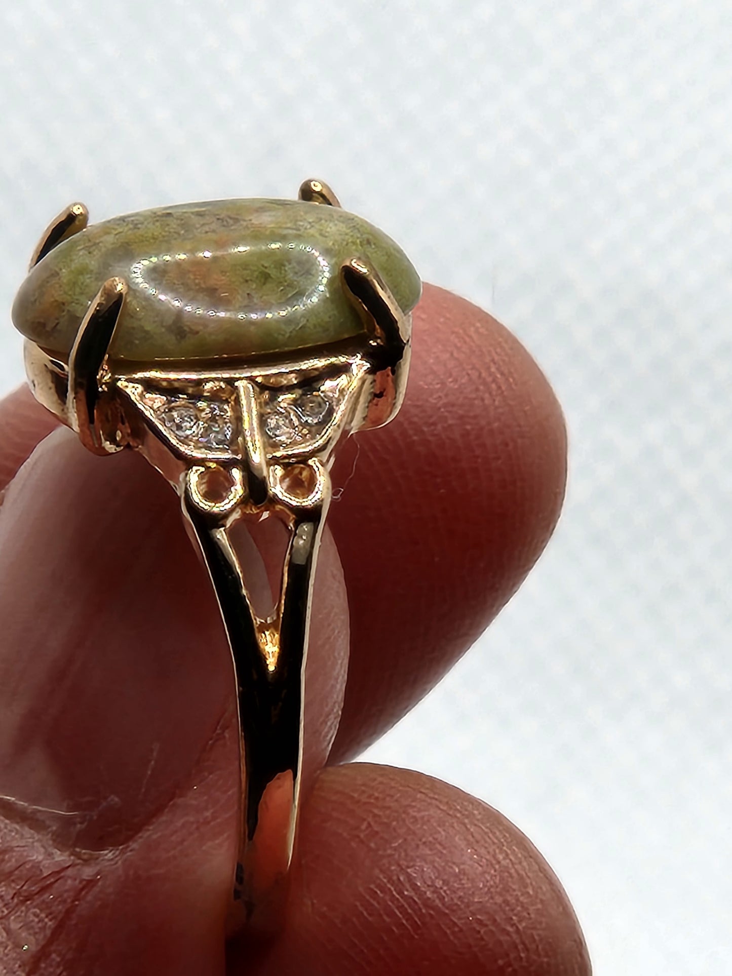 Dragon Blood Jasper Ring