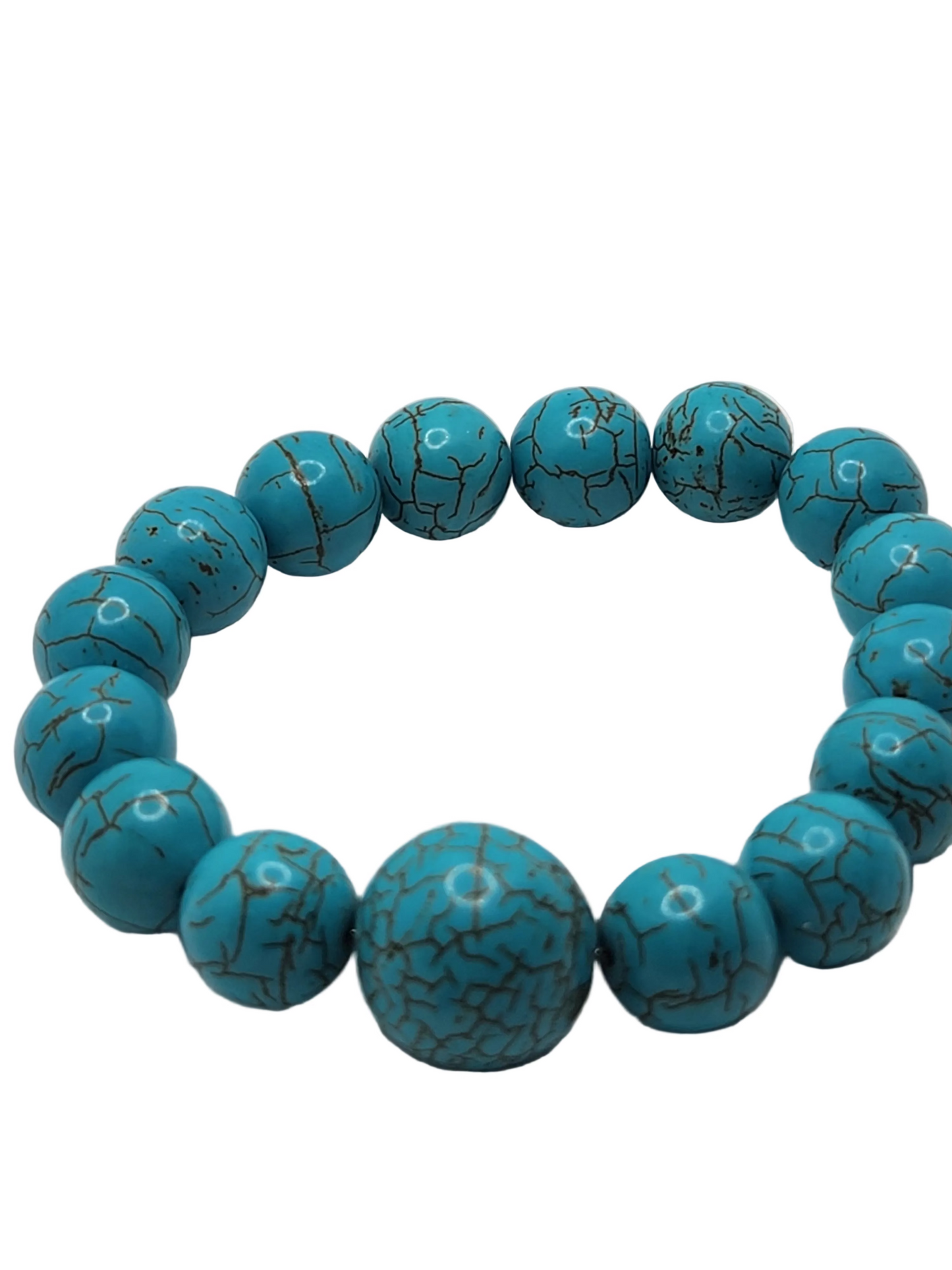 Turquoise and Jade Stretch Bracelets