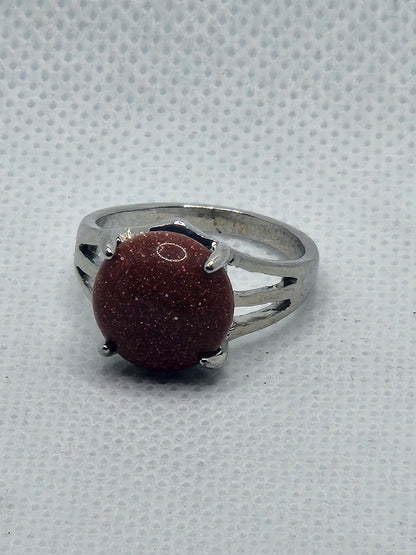 Goldstone Ring