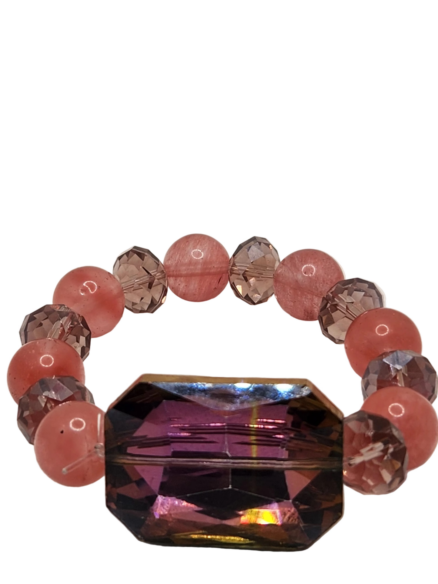 Turquoise and Jade Stretch Bracelets