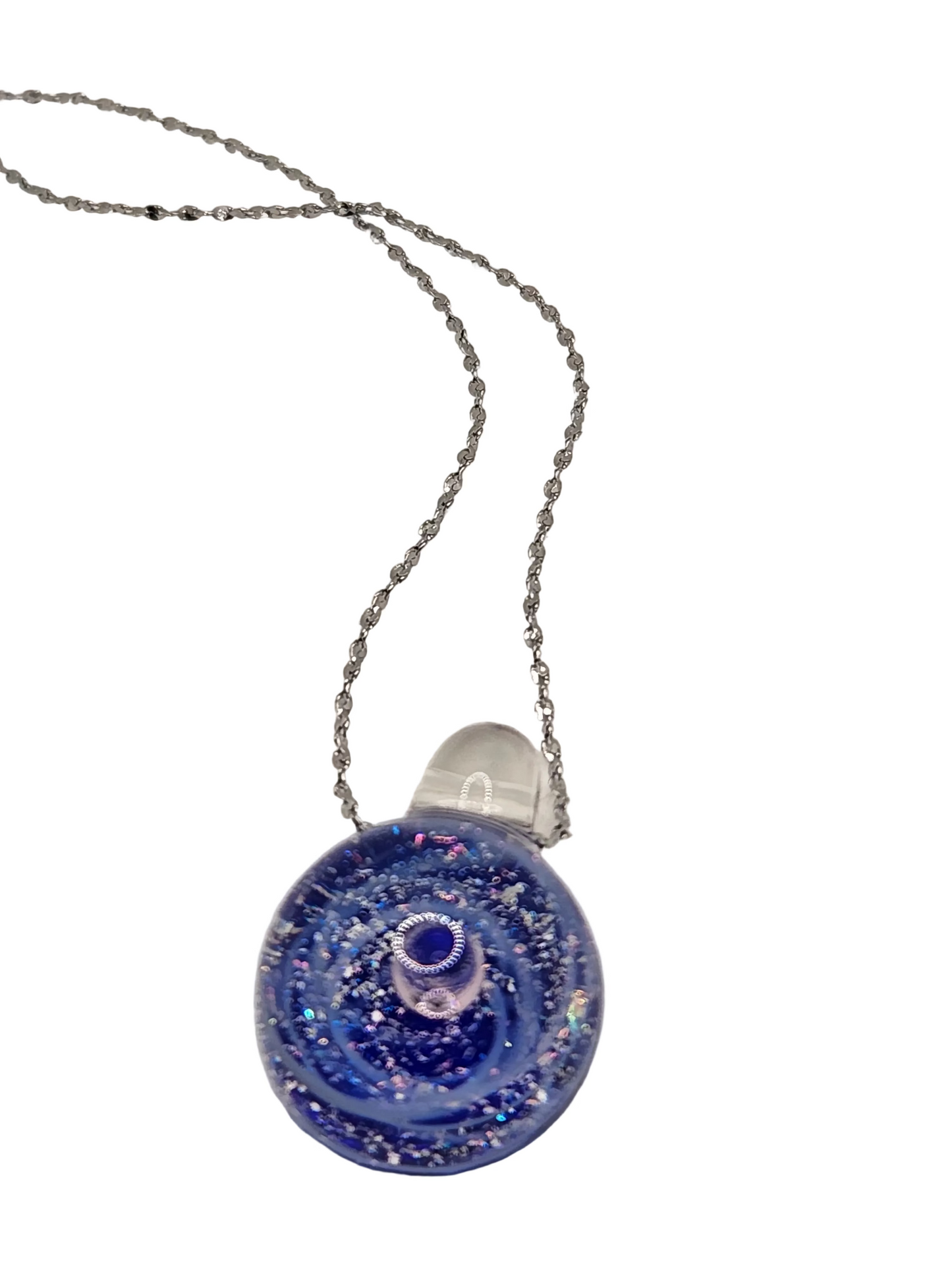 Handmade Glass Galaxy Pendants