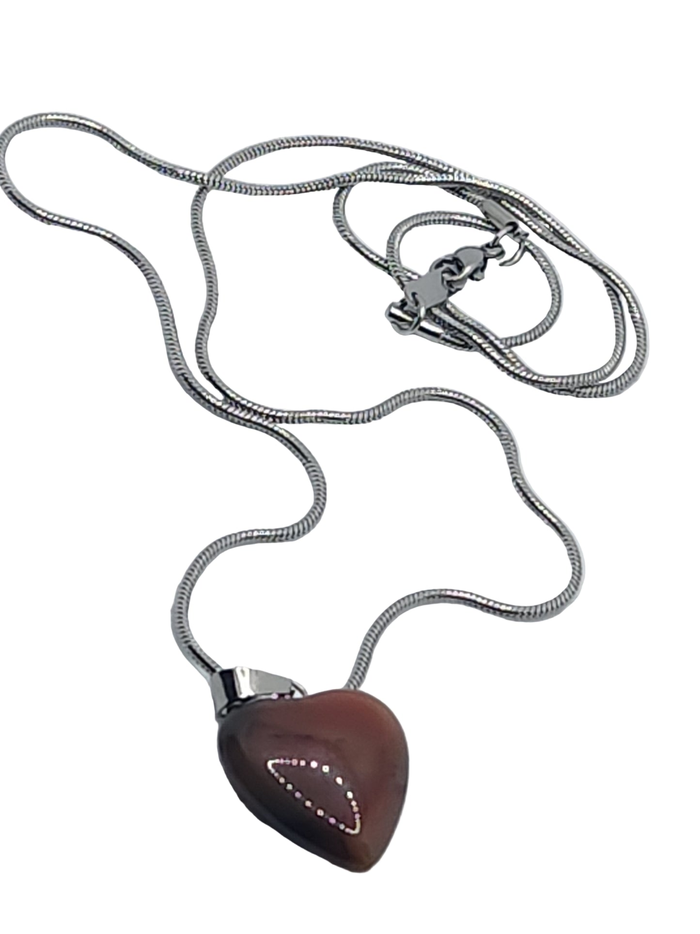 Carnelian Crystal Necklace