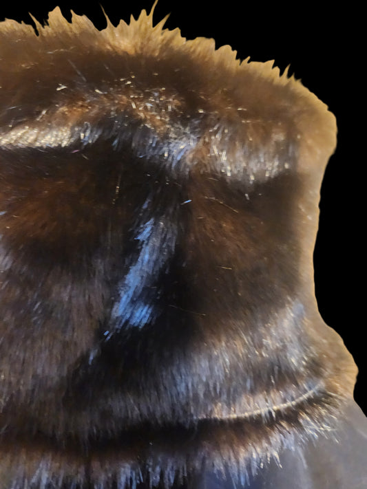Faux Mink Fur Hat