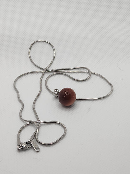 Goldstone Crystal Stone Necklace