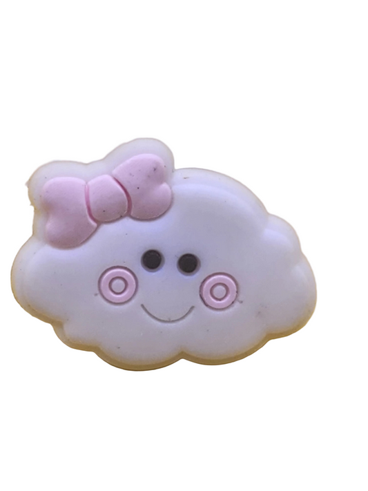 Cloud Pink Bow LED Jelee Charm