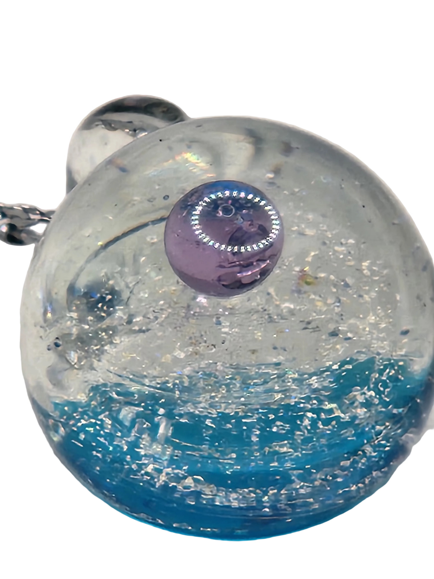 Handmade Glass Galaxy Pendants
