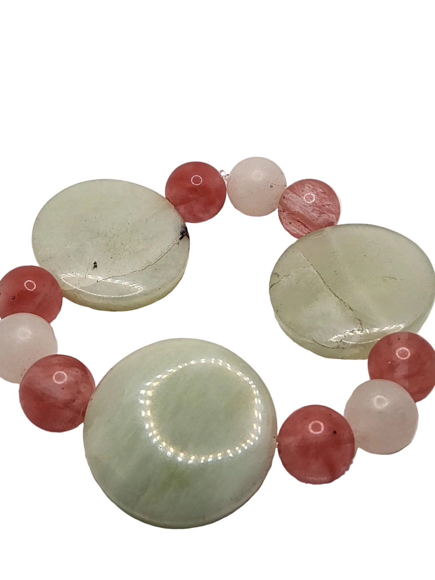 Turquoise and Jade Stretch Bracelets