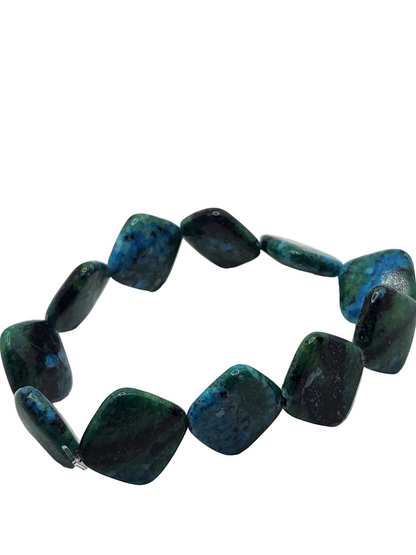 Turquoise and Jade Stretch Bracelets