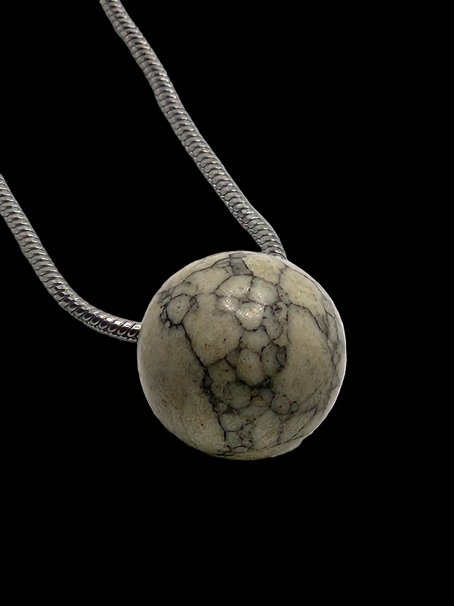 Howlite Crystal Stone Necklace