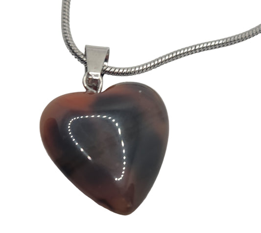 Carnelian Crystal Necklace