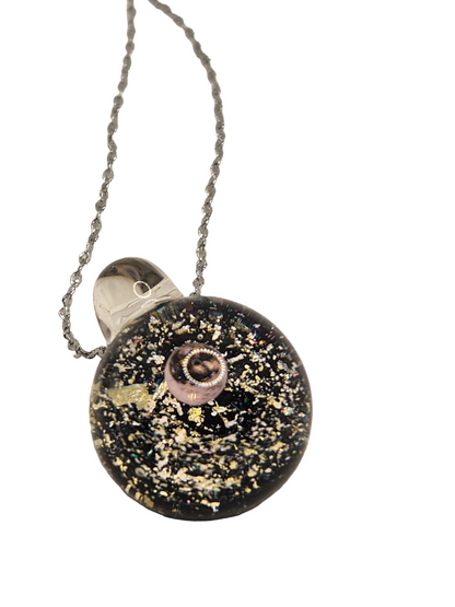 Handmade Glass Galaxy Pendants