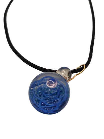 Handmade Glass Galaxy Pendants