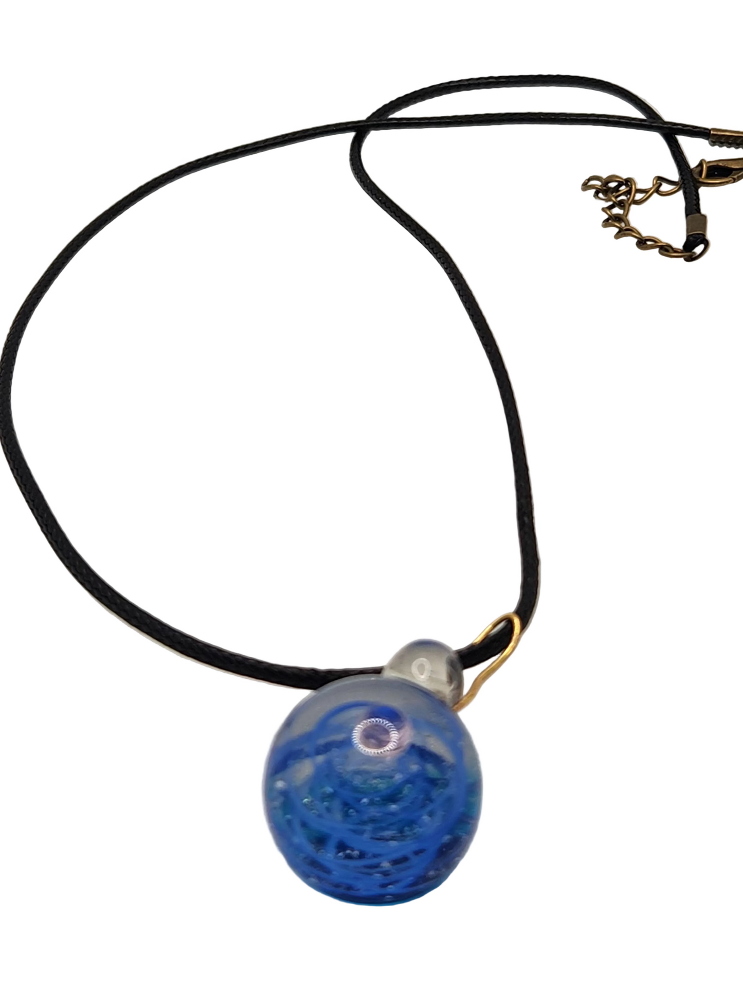 Handmade Glass Galaxy Pendants