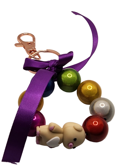 Large Bead Keychains