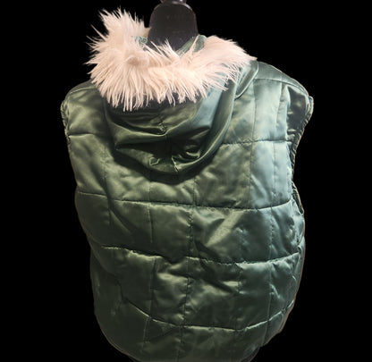 Ladies Satin Quilted Vest