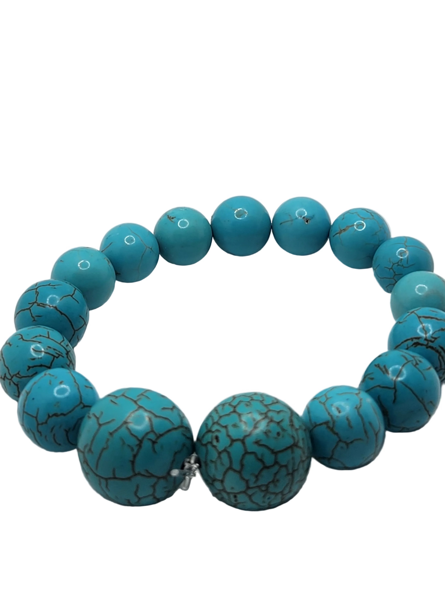 Turquoise and Jade Stretch Bracelets