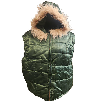 Ladies Satin Quilted Vest